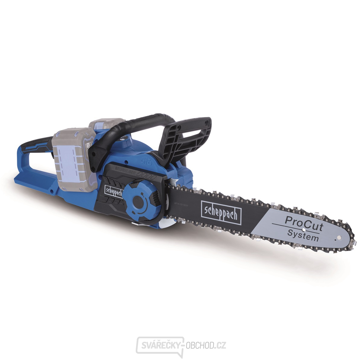 Scheppach BC-CS355DUO-X 20 V aku řetězová pila (bez baterie a nabíječky)