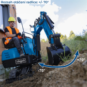 Scheppach EXC 815 - Minibagr  náhled