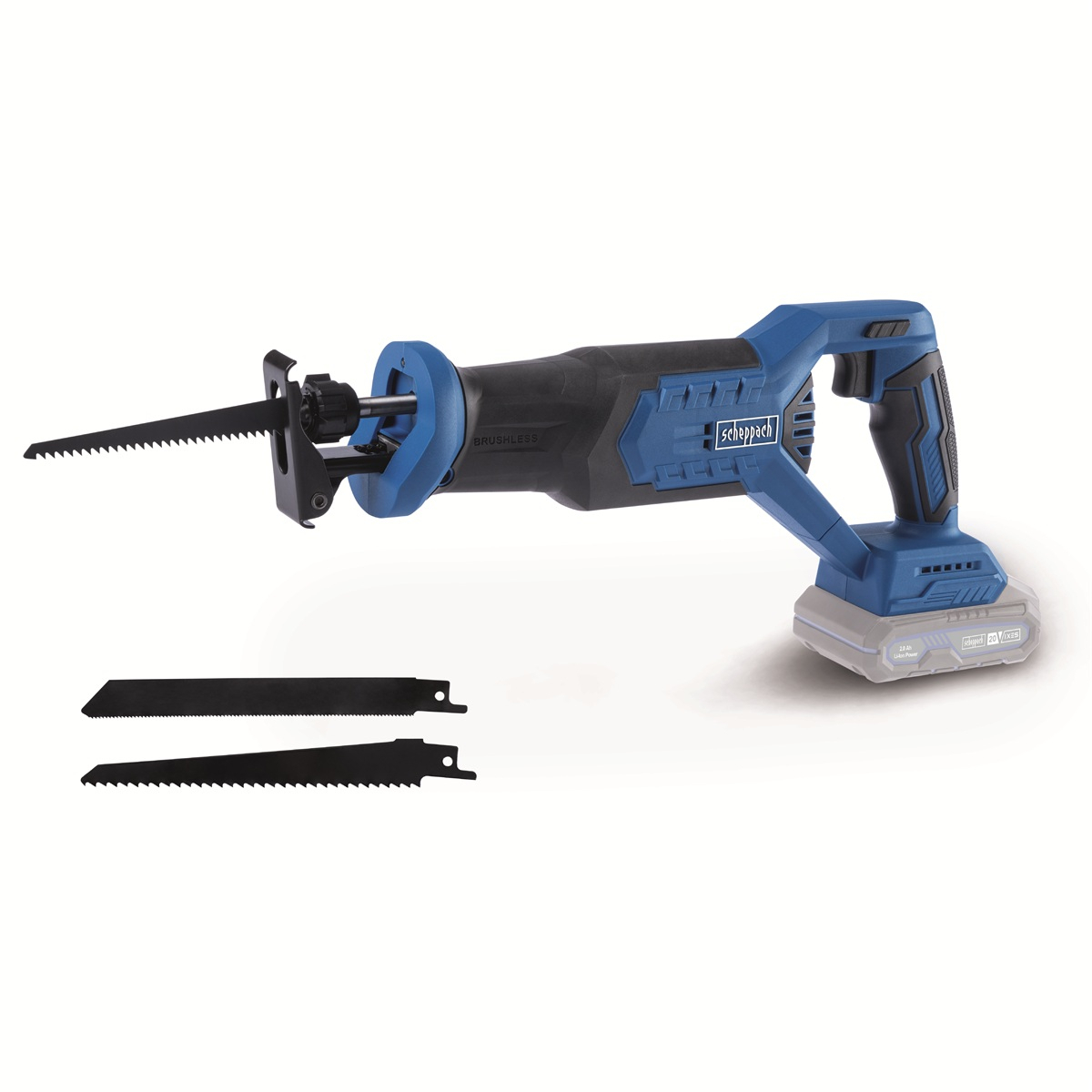 Scheppach BC-RS250-X aku 20 V ocasová pila (bez baterie a nabíječky) 5909242900