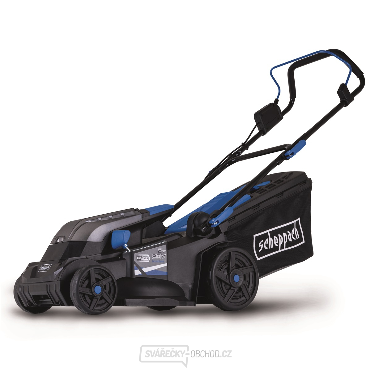 Scheppach BC-MP380-X aku 20 V sekačka 4v1 s bezuhlíkovým motorem (bez baterie a nabíječky)