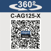 Scheppach C-AG125-X aku 20 V úhlová bruska (bez baterie a nabíječky) náhled