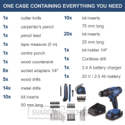 Scheppach C-DTB74/1-X aku 20 V set vrtacího šroubováku a příslušenství náhled