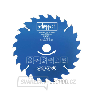 Scheppach Řezný kotouč pr. 165/20, 24 zubů  Scheppach Řezný kotouč pr. 165/20, 24 zubů  gallery main image