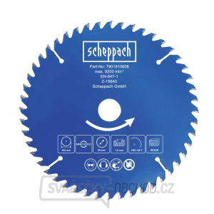 Scheppach Řezný kotouč pr. 165/20, 48 zubů  Scheppach Řezný kotouč pr. 165/20, 48 zubů  gallery main image