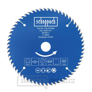 Scheppach Řezný kotouč pr. 165/20, 60 zubů  Scheppach Řezný kotouč pr. 165/20, 60 zubů  gallery main image