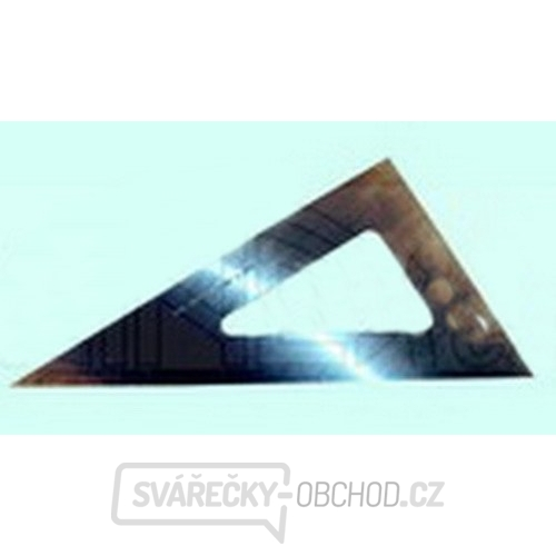 Trojúhelník kovový KINEX 250mm, 30°, 60°, 90°, ČSN 25 5162, ČSN 25 5163