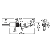 Pneumatický jehlový odrezovač HAZET 9035M-6 Náhled