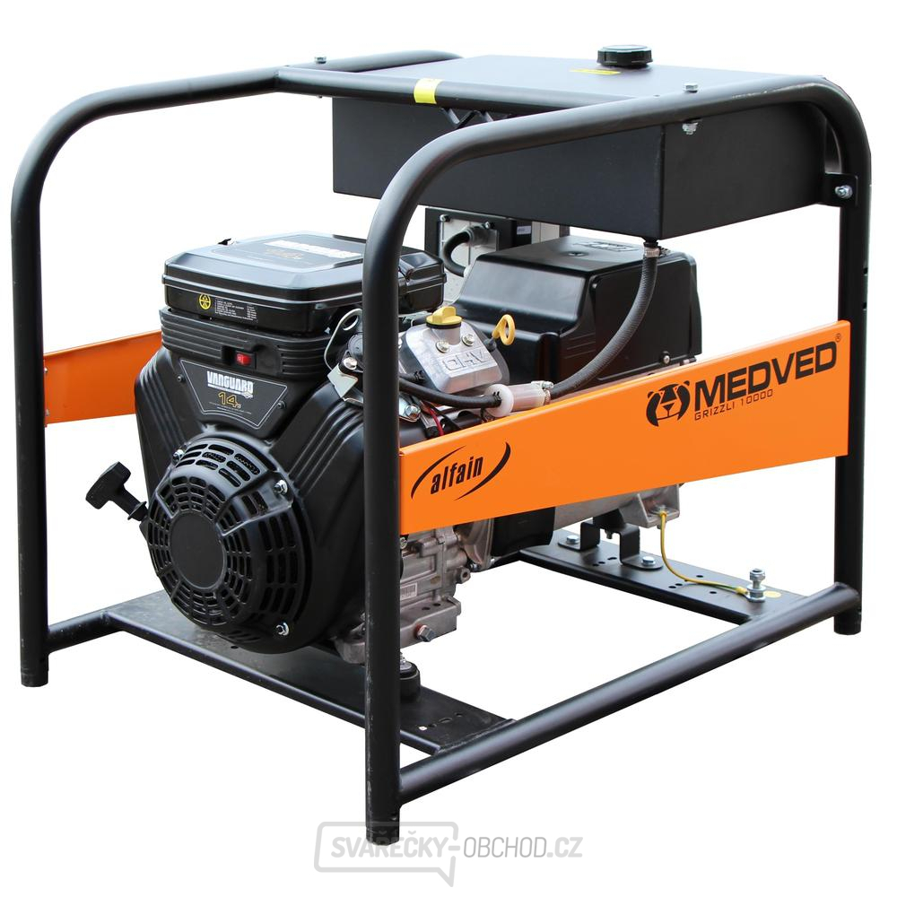 Elektrocentrála ARCTOS 10000 V CCL MBZSoJ nádrž 15l, zvýšený rám černý