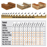 CMT Sada drážkovacích kotoučů DADO PRO - D203x6,2-20 d30 Z12 HW CMT Sada drážkovacích kotoučů DADO PRO - D203x6,2-20 d30 Z12 HW náhled