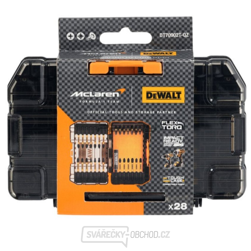 Dewalt McLaren 28dílná sada příslušenství FLEXTORQ v pouzdře Tough Case DT70902T Dewalt McLaren 28dílná sada příslušenství FLEXTORQ v pouzdře Tough Case DT70902T gallery main image