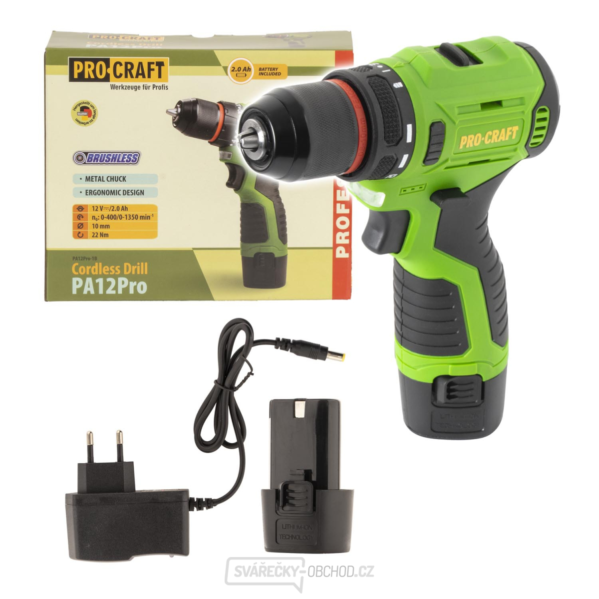 Aku šroubovák Procraft PA12Pro-1b | PA12Pro-1b