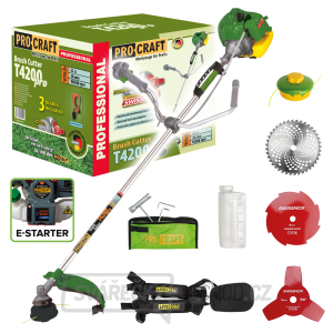 Benzínový křovinořez s elektrickým startovaním Procraft T4200EL Pro | T4200EL Pro Benzínový křovinořez s elektrickým startovaním Procraft T4200EL Pro | T4200EL Pro gallery main image