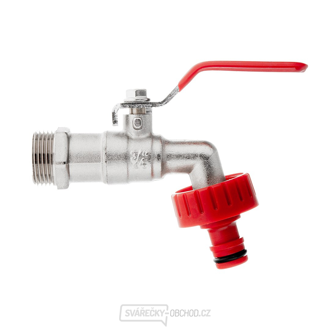 Sada - kohoutek 3/4" s vývodem pro GZ 1" + vsuvka pro rychlospojku - mauser (50)