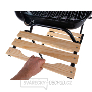 Gril na dřevěné uhlí s krytem a nastavením roštu - rošt 40x40cm (1) Gril na dřevěné uhlí s krytem a nastavením roštu - rošt 40x40cm (1) náhled