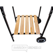 Gril na dřevěné uhlí s krytem a nastavením roštu - rošt 40x40cm (1) Gril na dřevěné uhlí s krytem a nastavením roštu - rošt 40x40cm (1) náhled
