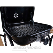 Gril na dřevěné uhlí s krytem a nastavením roštu - rošt 40x40cm (1) Gril na dřevěné uhlí s krytem a nastavením roštu - rošt 40x40cm (1) náhled