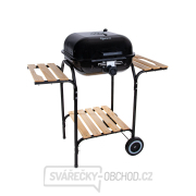 Gril na dřevěné uhlí s krytem a nastavením roštu - rošt 40x40cm (1) Gril na dřevěné uhlí s krytem a nastavením roštu - rošt 40x40cm (1) náhled