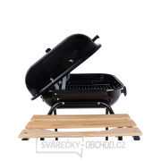 Gril na dřevěné uhlí s krytem a nastavením roštu - rošt 40x40cm (1) Gril na dřevěné uhlí s krytem a nastavením roštu - rošt 40x40cm (1) náhled