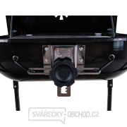 Gril na dřevěné uhlí s krytem a nastavením roštu - rošt 40x40cm  náhled