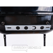 Gril na dřevěné uhlí s krytem a nastavením roštu - rošt 40x40cm  náhled