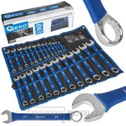 Leštěné vidlicové klíče s pryžovou protiskluzovou rukojetí 6-32mm 25 ks. CRV (4) Leštěné vidlicové klíče s pryžovou protiskluzovou rukojetí 6-32mm 25 ks. CRV (4) gallery main image