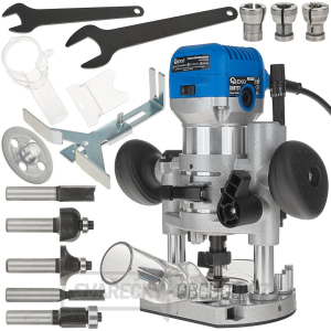 710W horní router s regulací rychlosti a základnou (4) 710W horní router s regulací rychlosti a základnou (4) gallery main image