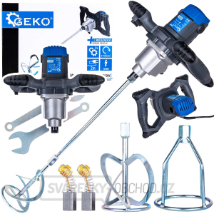 Elektrický mixér na barvy a malty 1200W 2 rychlosti s přídavným mixérem (4) Elektrický mixér na barvy a malty 1200W 2 rychlosti s přídavným mixérem (4) gallery main image