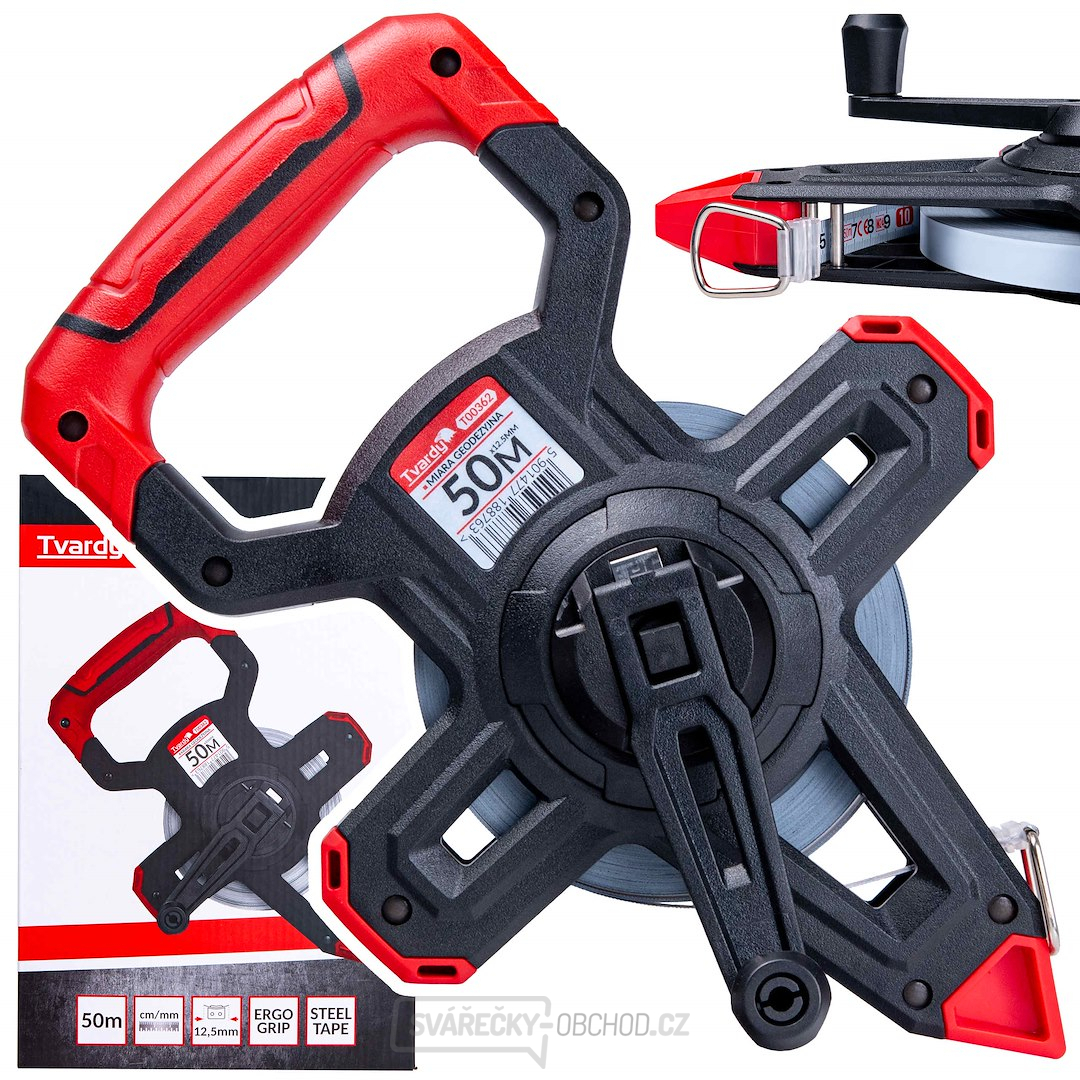 Geodetické ocelové pásmo 50m (10)