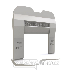 System Leveling - spony 1mm (100 ks) System Leveling - spony 1mm (100 ks) gallery main image