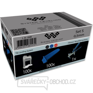 System Leveling - aplikační SET 100/100/1 - 0,5mm, karton System Leveling - aplikační SET 100/100/1 - 0,5mm, karton gallery main image