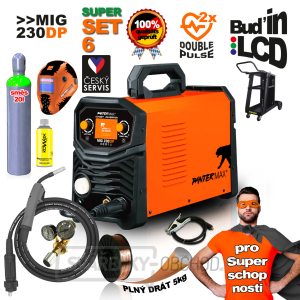 PANTERMAX® MIG230DP invertorová svářečka MIG/TIG/MMA SET6 PANTERMAX® MIG230DP invertorová svářečka MIG/TIG/MMA SET6 gallery main image