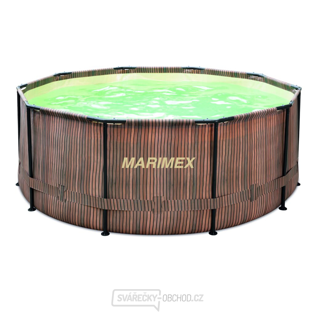 Bazén Florida 3,05x0,91 m se skimmerem - motiv TEAK