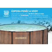 Bazén Florida 3,05x0,91 m se skimmerem - motiv TEAK náhled