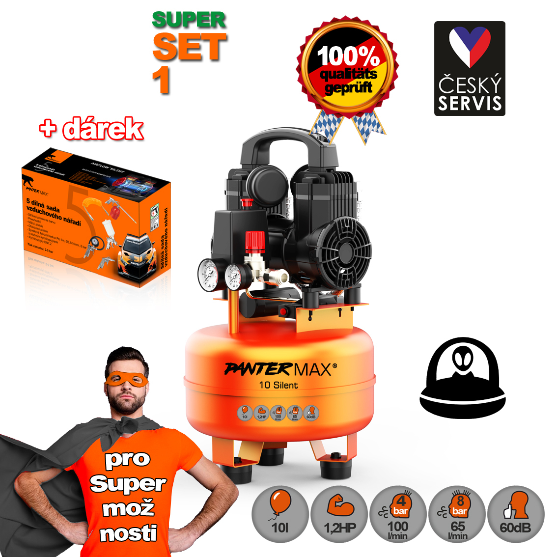 Levně PANTERMAXAirFlow 10 SILENT SET1 PMAF10SI_S01