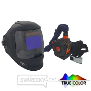 Samostmívací svařovací kukla V8a se systémem přívodu vzduchu PAPR | 1/1/1/1 | DIN 4-13 Samostmívací svařovací kukla V8a se systémem přívodu vzduchu PAPR | 1/1/1/1 | DIN 4-13 gallery main image