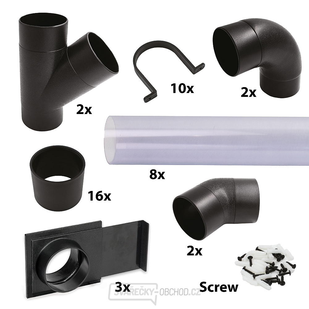 IGM PRO Sada příslušenství pro odsávání 100mm
