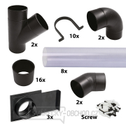 IGM PRO Sada příslušenství pro odsávání 100mm IGM PRO Sada příslušenství pro odsávání 100mm gallery main image