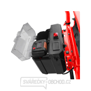 dvoukolák nákladní s převodovkou aku, 400kg, 225l, 40V Li-ion, 6Ah Náhled