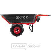 dvoukolák nákladní s převodovkou aku, 400kg, 225l, 40V Li-ion, 6Ah náhled