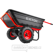 dvoukolák nákladní s převodovkou aku, 400kg, 225l, 40V Li-ion, 6Ah náhled