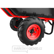 dvoukolák nákladní s převodovkou aku, 400kg, 225l, 40V Li-ion, 6Ah náhled