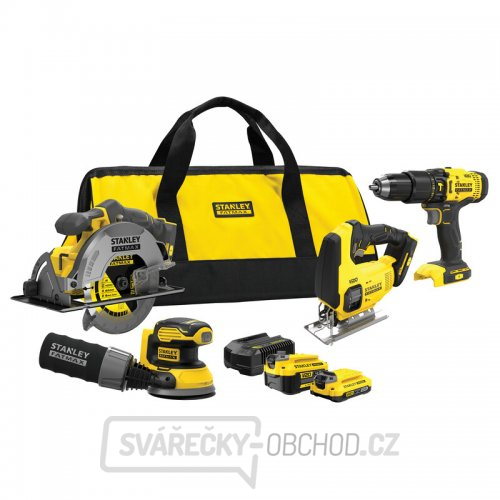 Kombinovaná sada V20 18V 1x2,0Ah 1x4,0Ah Stanley FatMax SFMCK412MDS