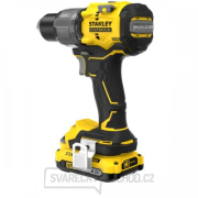 Aku bezuhlíková vrtačka s příklepem V20 18V 2x2,0Ah Stanley FatMax SFMCD726D2K Náhled