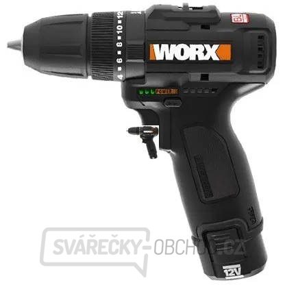 WX121 - Akušroubovák 12V, 1x2Ah