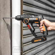 WX390 - Vrtací kladivo 20V, 1x2.0Ah - Powershare Náhled