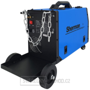 Sherman Invertorová svářečka DUALMIG 210 S4 s kolečky a policí na láhve + Hořák + Kabely Sherman Invertorová svářečka DUALMIG 210 S4 s kolečky a policí na láhve + Hořák + Kabely náhled