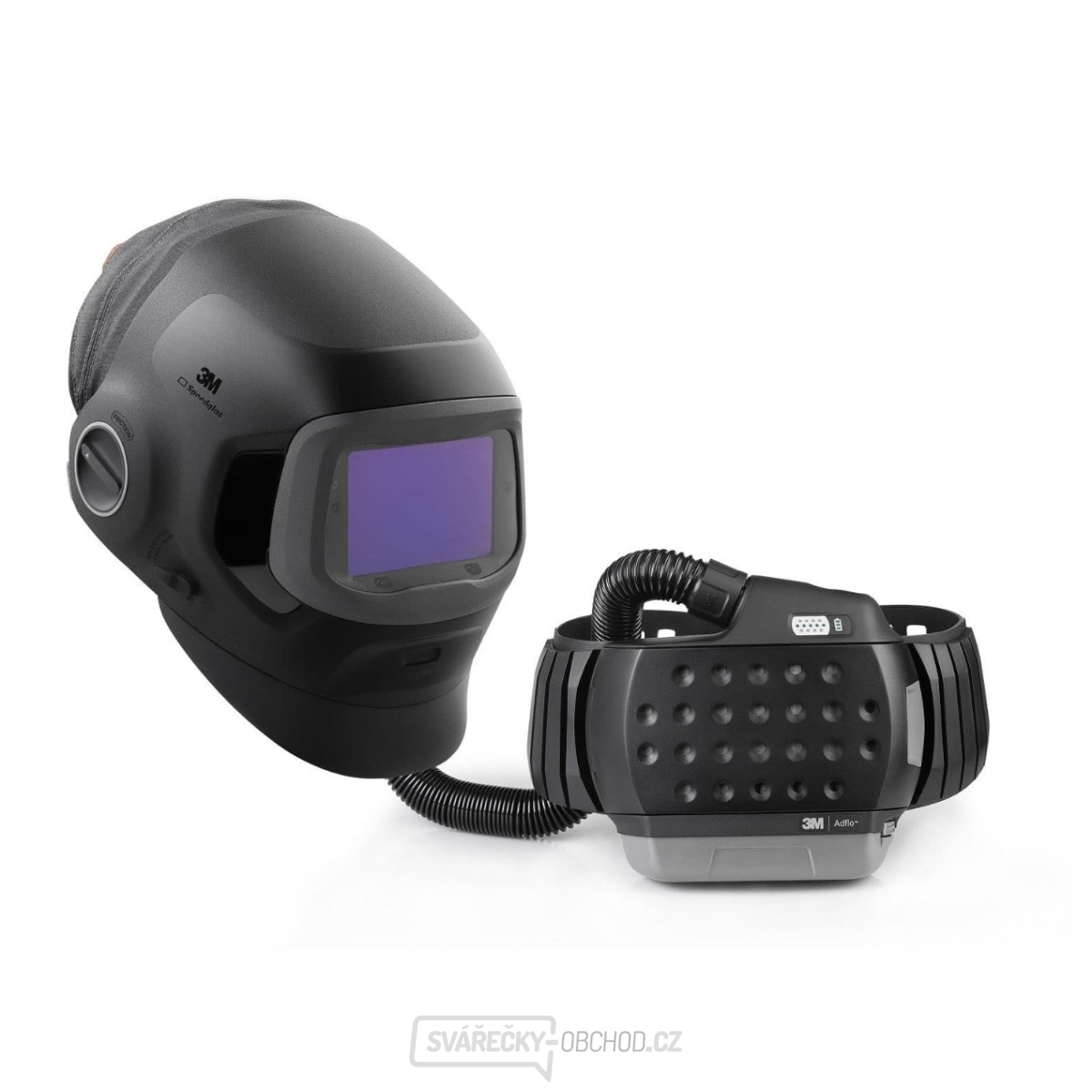 Kukla Speedglas G5-03 Pro air se svářecím filtrem G5-01/03TW a přívodem vzduchu ADflo + taška Kukla Speedglas G5-03 Pro air se svářecím filtrem G5-01/03TW a přívodem vzduchu ADflo + taška gallery main image