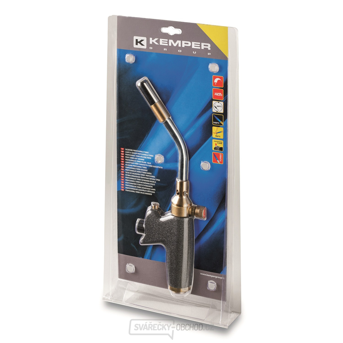 Hořák TURBO KEMAP 4 kW/EU s piezo-zapalováním