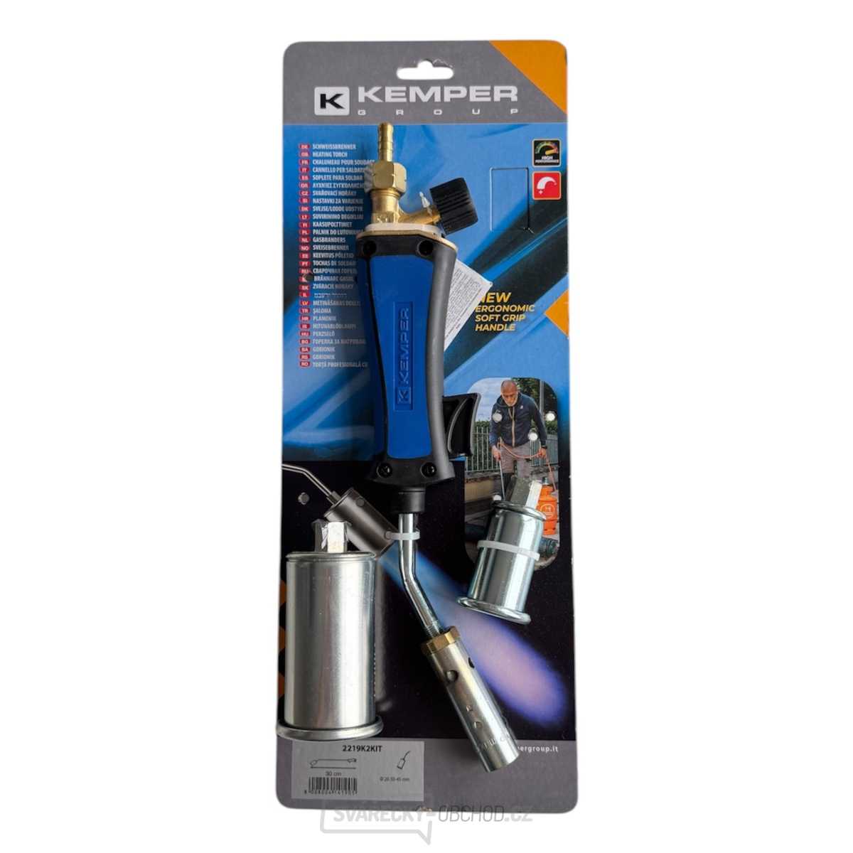 Hořák na PB-sada, hubice 20-30-45 mm, spořič gallery main image