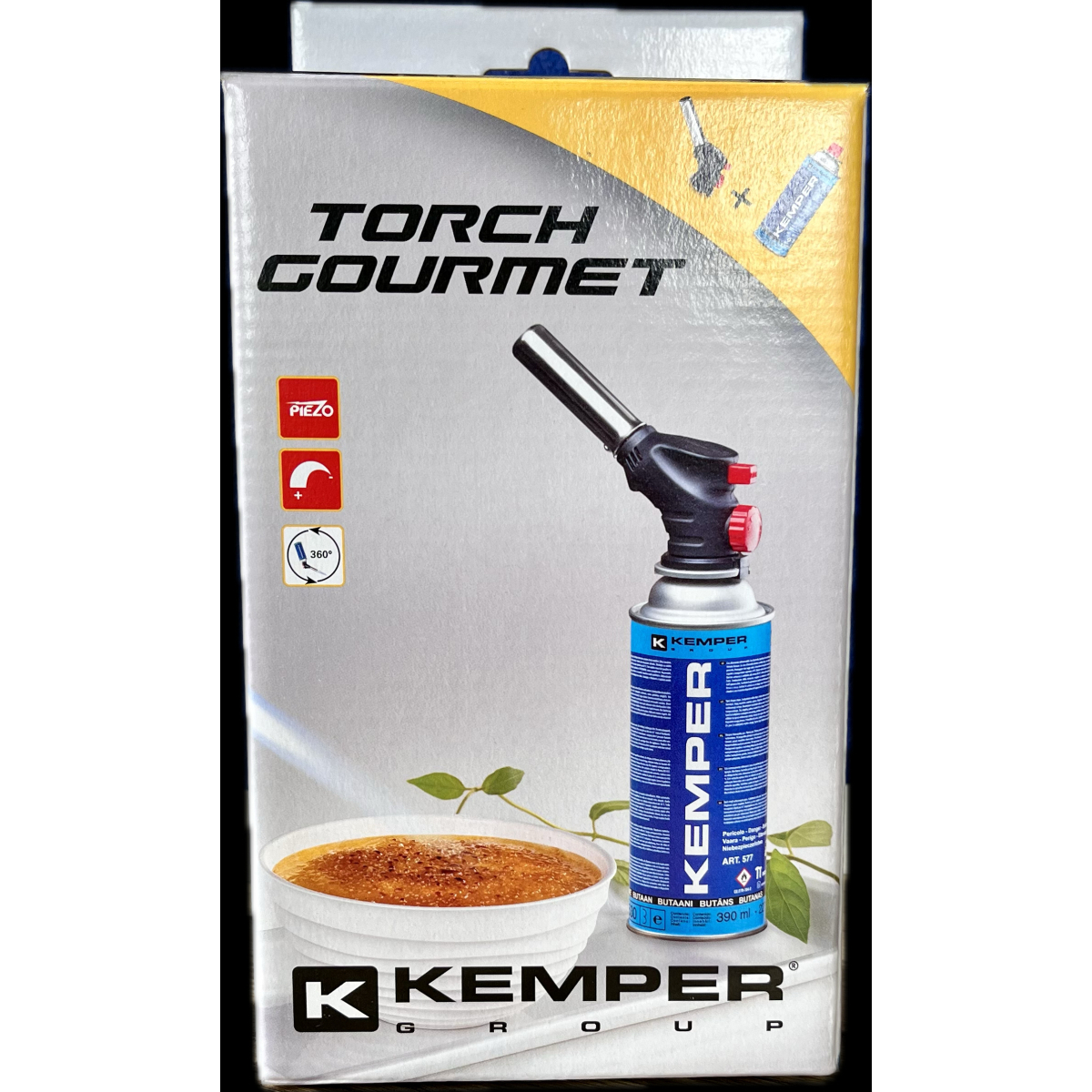 Kemper Group Hořák 1059 + kartuš butan 227 g (390 ml) 1059KIT